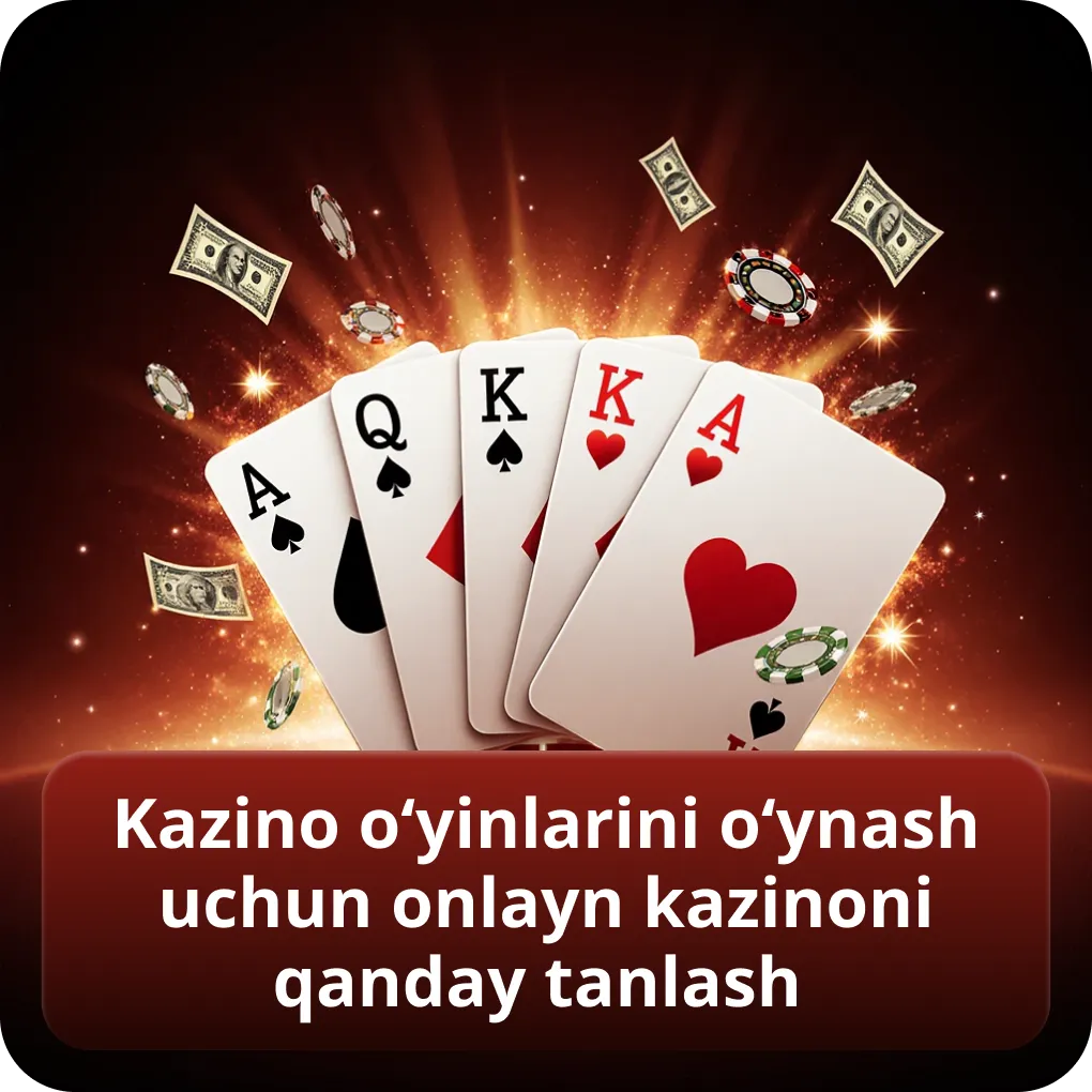 kazino oʻyinlarini oʻynash uchun ishonchli onlayn kazinoni qanday tanlash