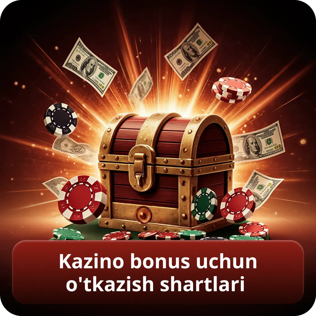 Kazino bonuslari uchun wagering shartlari