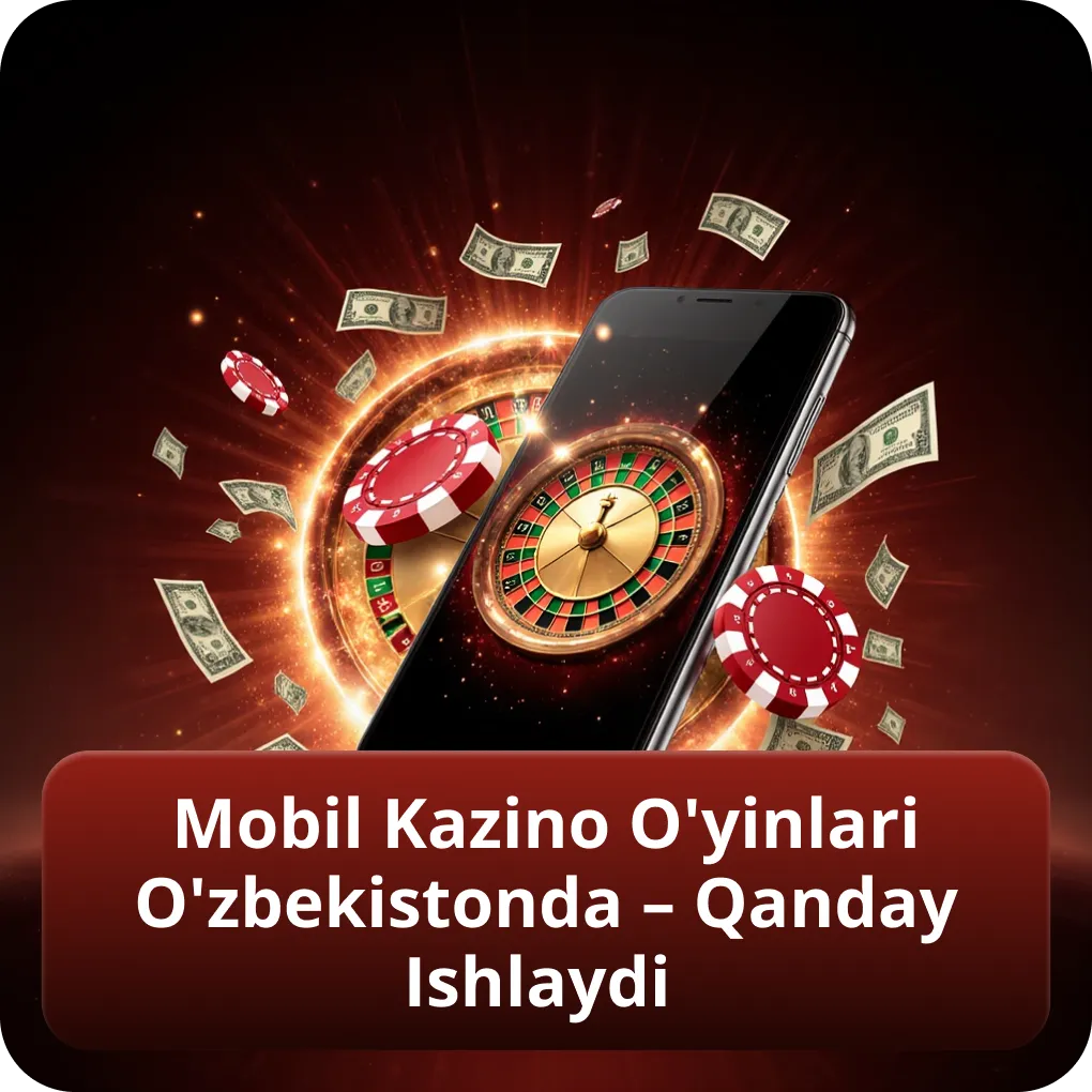 Mobil Kazino O'yinlari O'zbekistonda – Qanday Faoliyat Yuritadi