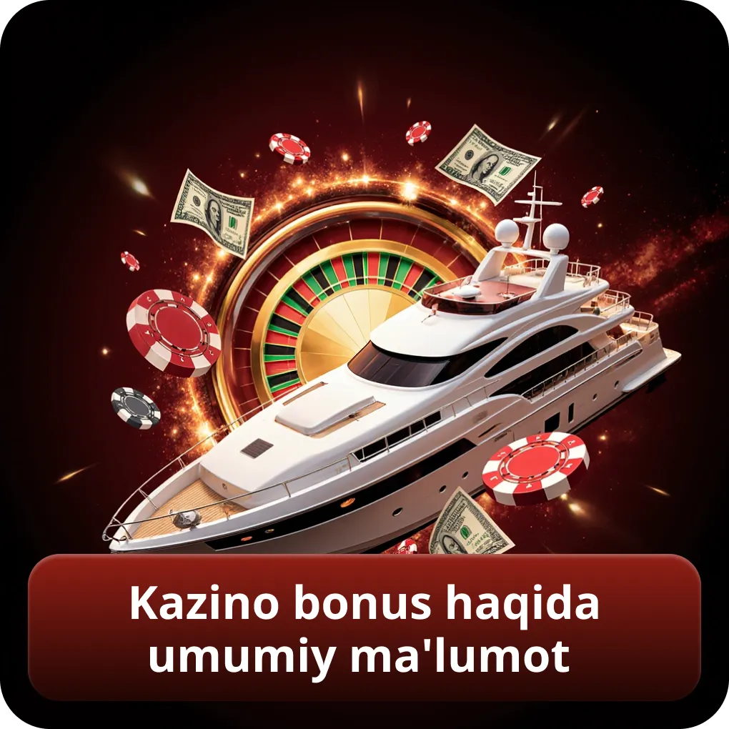 Kazino bonuslari haqida umumiy ma'lumotlar